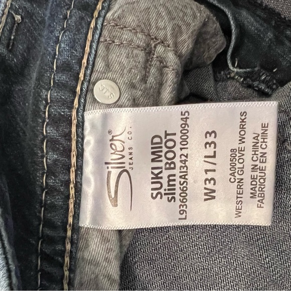 Silver Suki Mid Bootcut W31/L33 - Picture 4 of 5